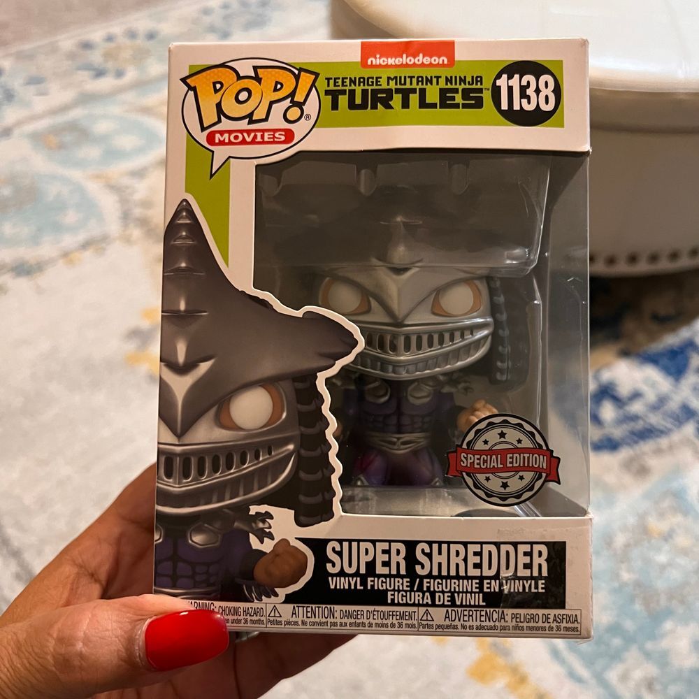Funko Pop TMNT Super Shredder #1138 Special‎ Edition Vinyl Figure Nickelodeon